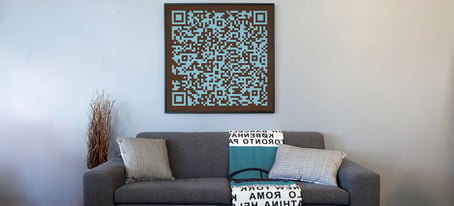 Turn your ancestry into art, using QR Codes QR Code DNA Ancestry Portrait